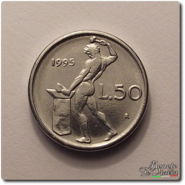 50 lire Vulcano diametro ridotto 1995
