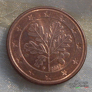 5 Cent Germania 2007F - Stoccarda
