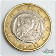1 Euro Grecia 2007