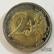 2 Euro Germania Bandiera Europea 1985 2015 D