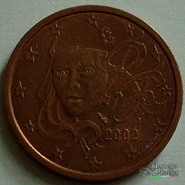 5 Cent Francia 2002