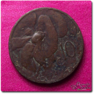 10 Cent Ape Vitt. Emanuele III 1921
