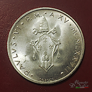 500 Lire argento Vaticano Paolo VI A.XV -1977