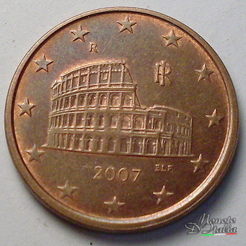 5 Cent Italia 2007 Decentrata Dritto - ©Cisco 5 Cent Italia 2007 Decentrata
