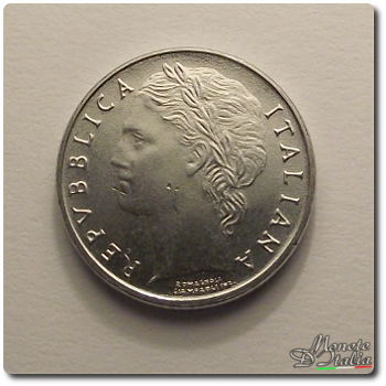 100 Lire Minerva tipo2 1991 Verso - ©Cisco 100 Lire Minerva tipo2 1991
