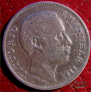 1 Lira Acquila Sabauda V.Emanuele III 1906