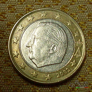 1 Euro Belgio 2002