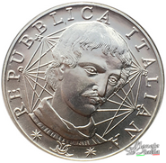 1000 lire Argento Giordano Bruno 2000