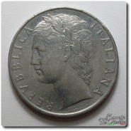 100 Lire Minerva 1° tipo 1958