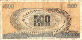 500 lire Aretusa 1970