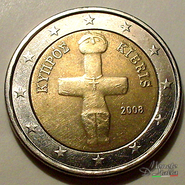2 Euro Cipro 2008