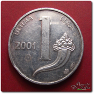 1 Lira Cornucopia Ultima Lira 2001