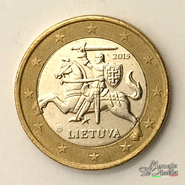 1 Euro Lituania 2015