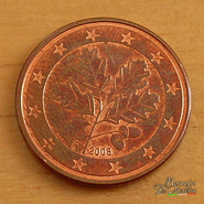 5 Cent Germania 2008F - Stoccarda