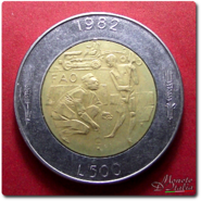 500 Lire S. Marino 1982 - Fame nel Mondo