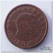 1 Cent Lussemburgo 2002