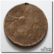 10 Cent  Ape Vitt. Emanuele III 1922