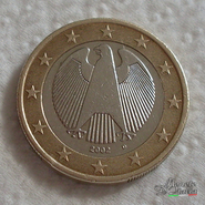 1 Euro Germania 2002D - Monaco