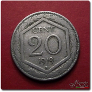 20 Centesimi esagono 1919