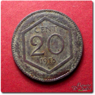 20 Centesimi esagono 1918