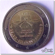 2 euro Belgio 2008 diritti umani