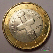 1 Euro Cipro 2008