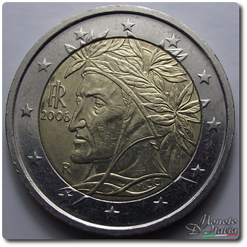 Monete D Italia 2 Euro it 2006 Quotazione Descrizione e Immagini