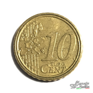 10 Cent Italia 2002 doppio bordo