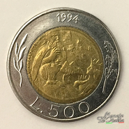 500 Lire S. Marino 1994 - Donna Felicissima
