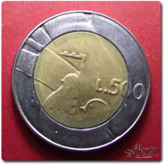 500 Lire S. Marino 1990 - La Pace nel Mondo