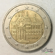 2 Euro Palazzo di Bremen 2010 A Berlino