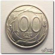 100 Lire Turrita 1994