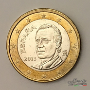 1 Euro Spagna 2013
