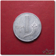 1 Lira Cornucopia 1954