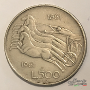 500 Lire Quadrica 1961