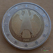 2 Euro Germania 2002F - Stoccarda