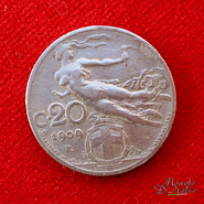 20 Cent Liberta Italia 1909