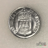 5 Lire San Marino 1973