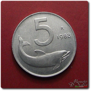 5 lire delfino 1988