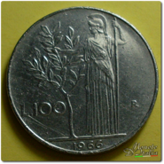 100 Lire Minerva 1° tipo 1966