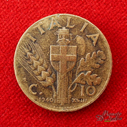10 Cent Vitt. Emanuele III 1940