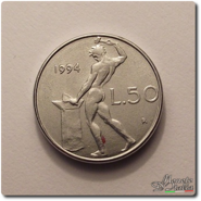 50 lire Vulcano diametro ridotto 1994